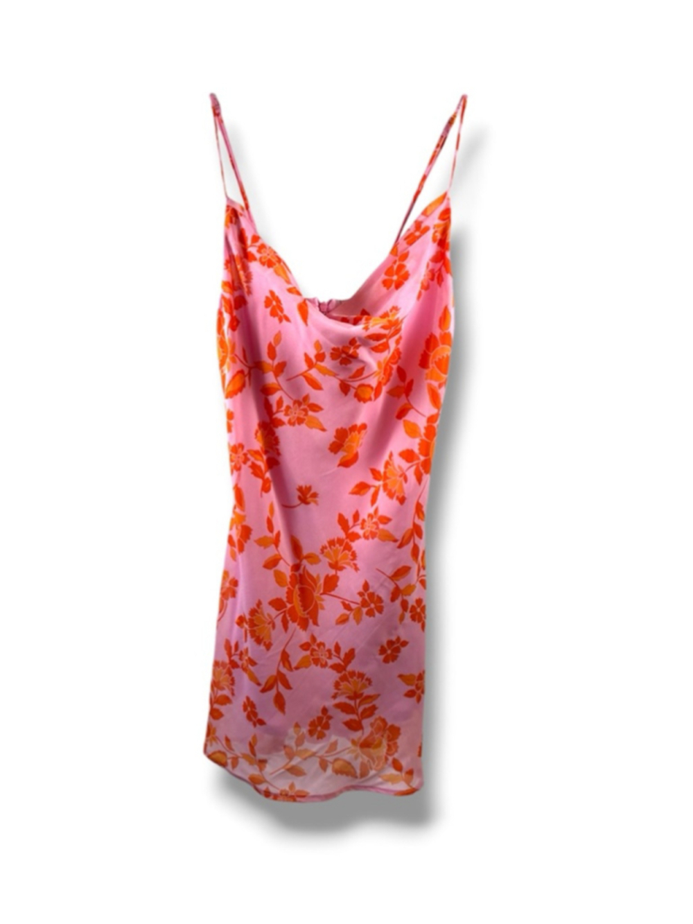 Altar’d State Floral Mini Dress in Orange and Pink Size XS